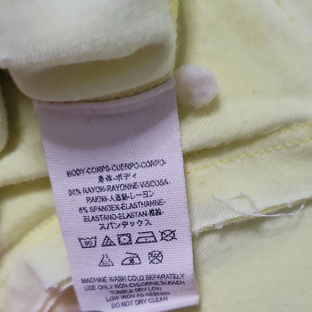 We The Free Light Yellow Short Sleeve Tee - Picture 4 of 5